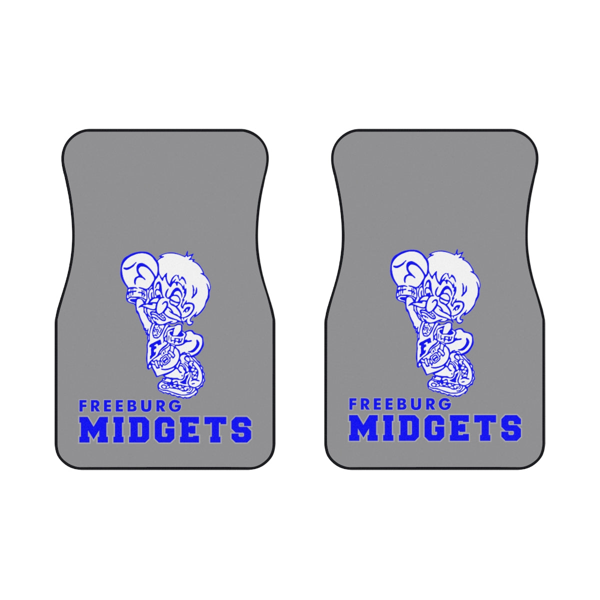 Gray Freeburg Midgets Car Mats (SET of 2)