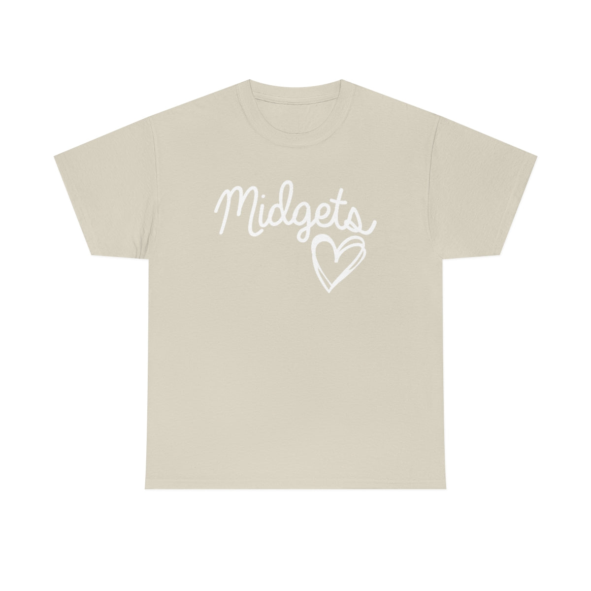 Midget Heart Unisex Heavy Cotton Tee