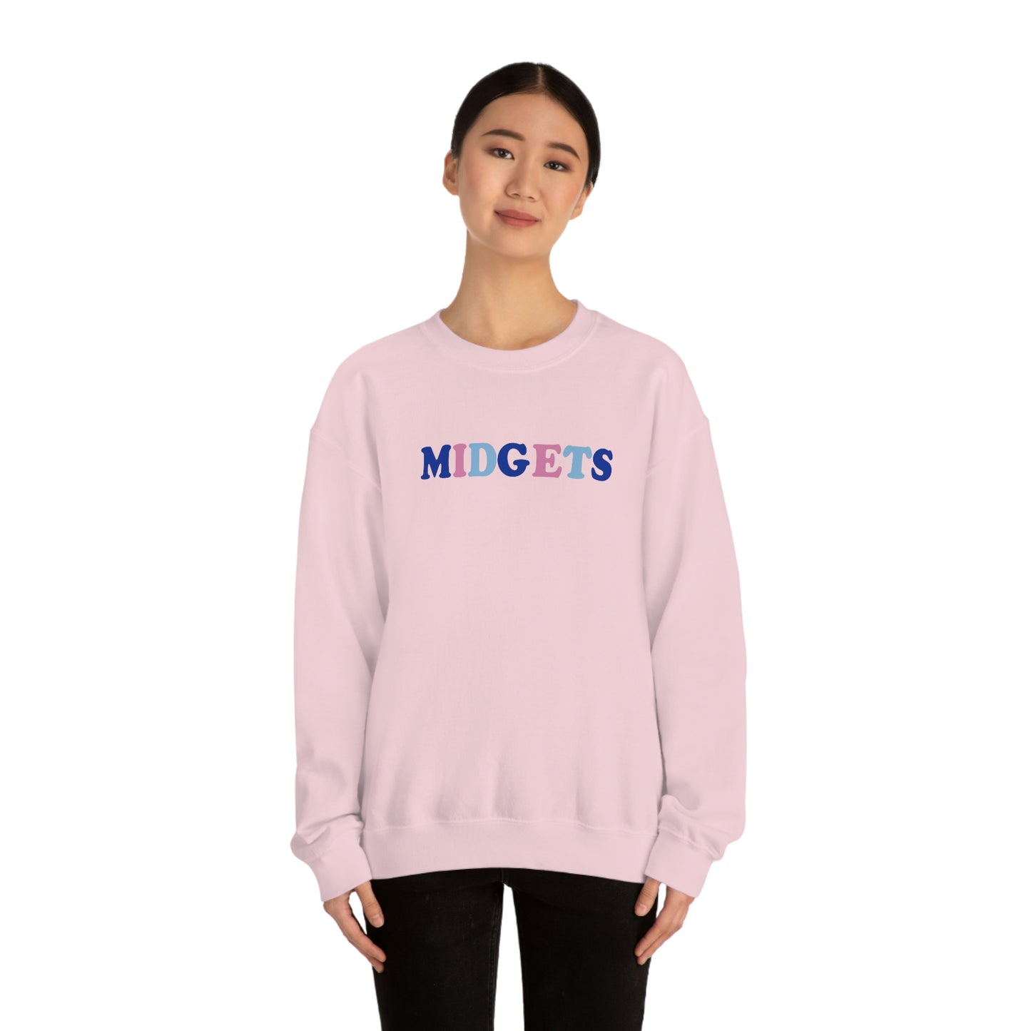 Pink and Blue Midgets Heavyweight Crewneck Sweatshirt