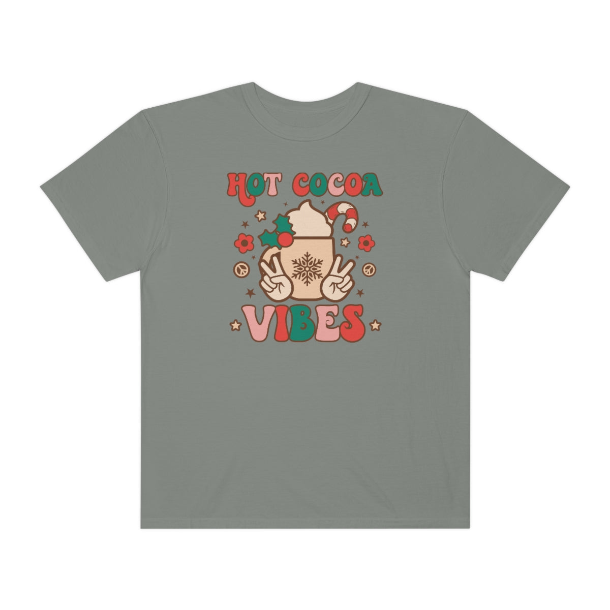 Hot Cocoa Vibes Unisex Garment-Dyed Comfort Colors PREMIUM T-shirt