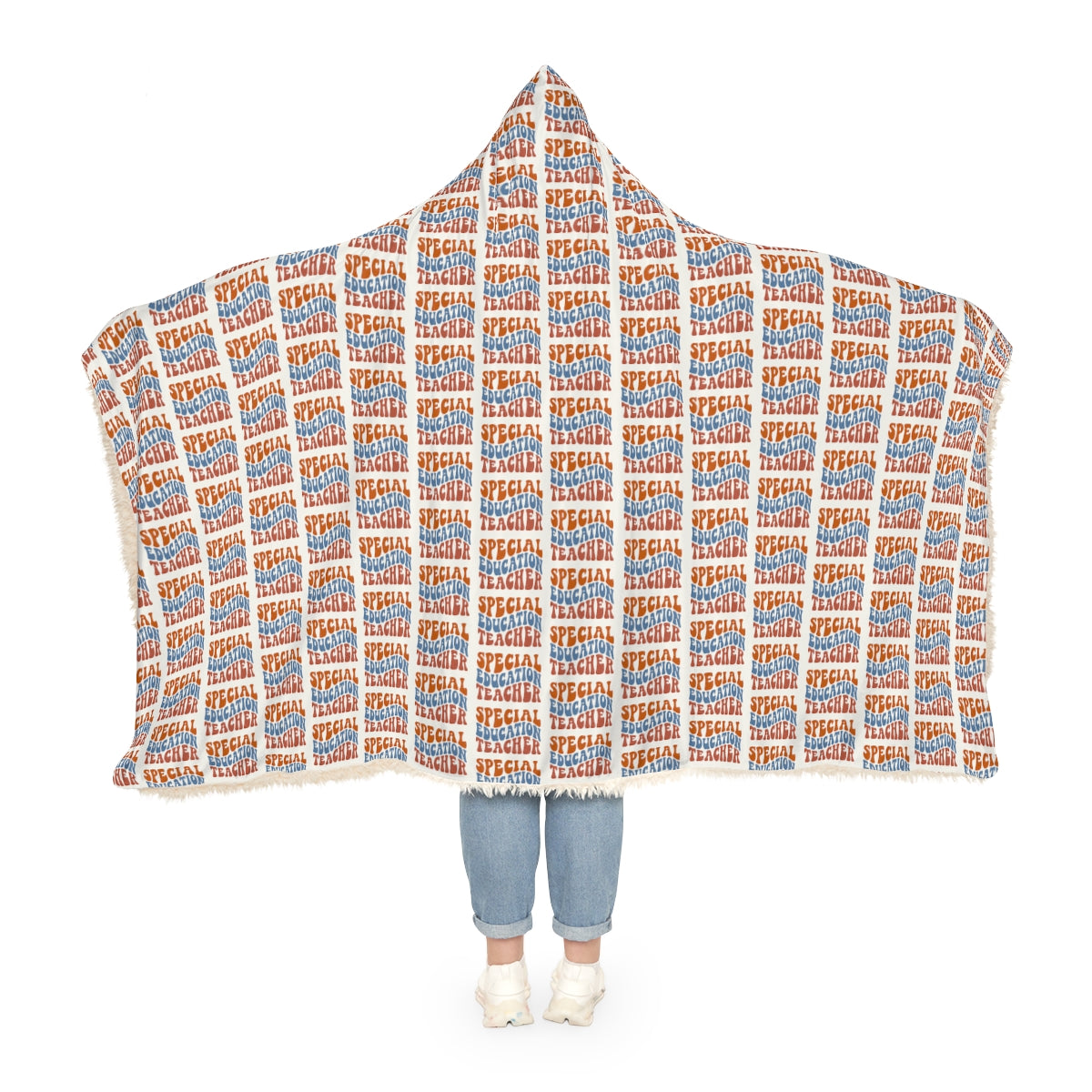 White Special Education Teacher Snuggle Blanket