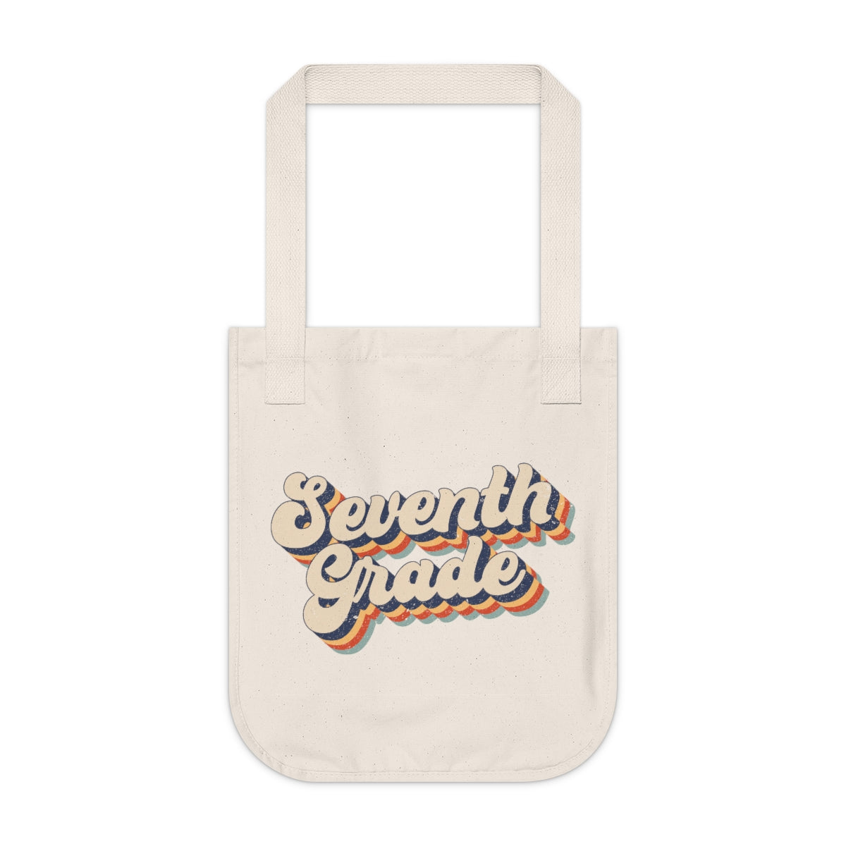 Seventh Grade Organic Canvas Tote Bag