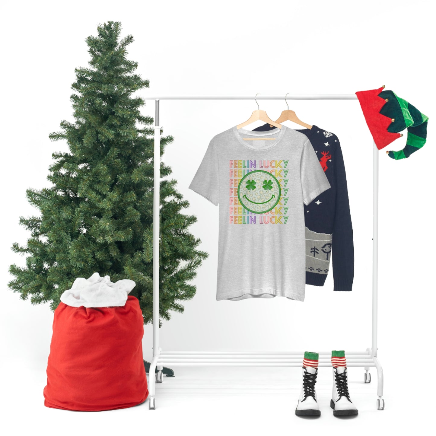 St. Patrick's Day "Feelin Lucky" Unisex Jersey Short Sleeve Tee