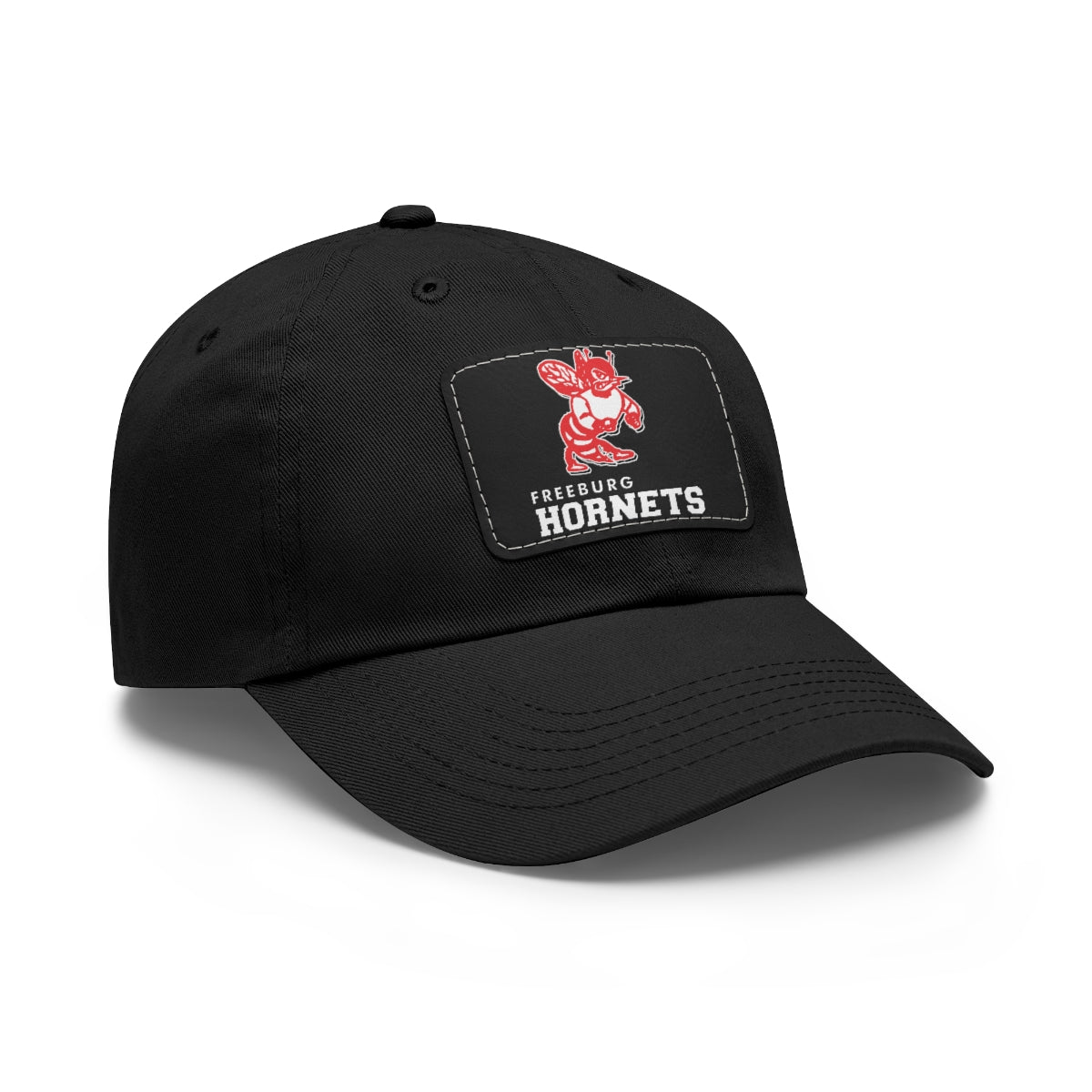 Freeburg Hornet Dad Hat with Leather Patch