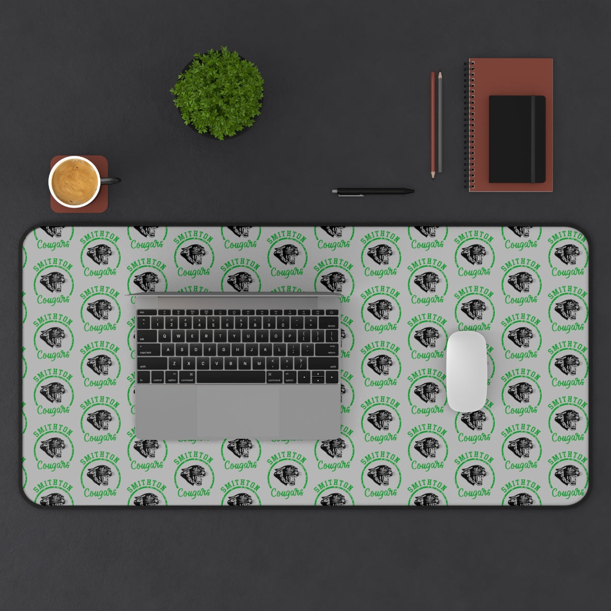 Smithton Cougars Pattern Desk Mat