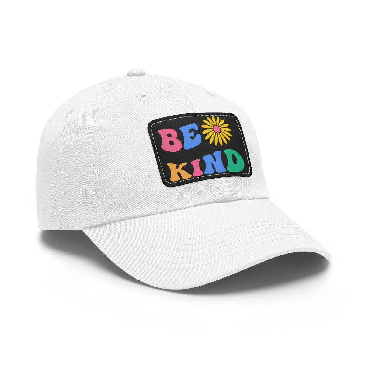 Be Kind Dad Hat with Leather Patch