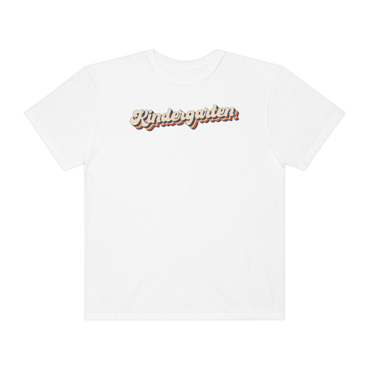 Retro Kindergarten Unisex Garment-Dyed Comfort Colors PREMIUM T-shirt