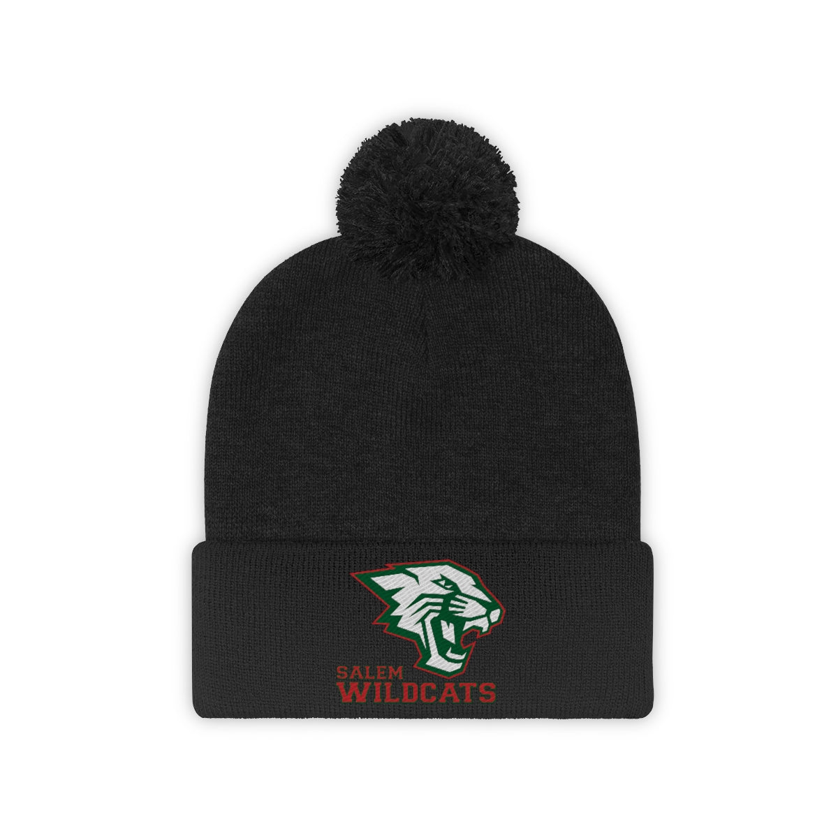 Salem Wildcats Pom Pom Beanie