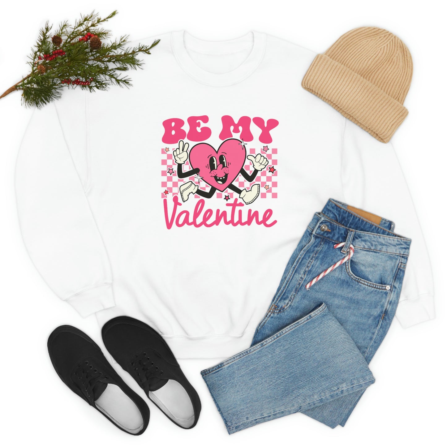 "Be My Valentine" Unisex Heavy Blend™ Crewneck Sweatshirt