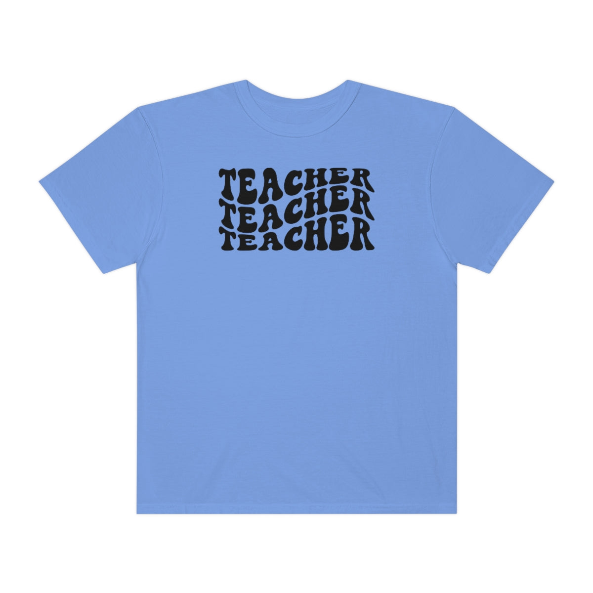 Teacher Black Print Unisex Garment-Dyed PREMIUM T-shirt