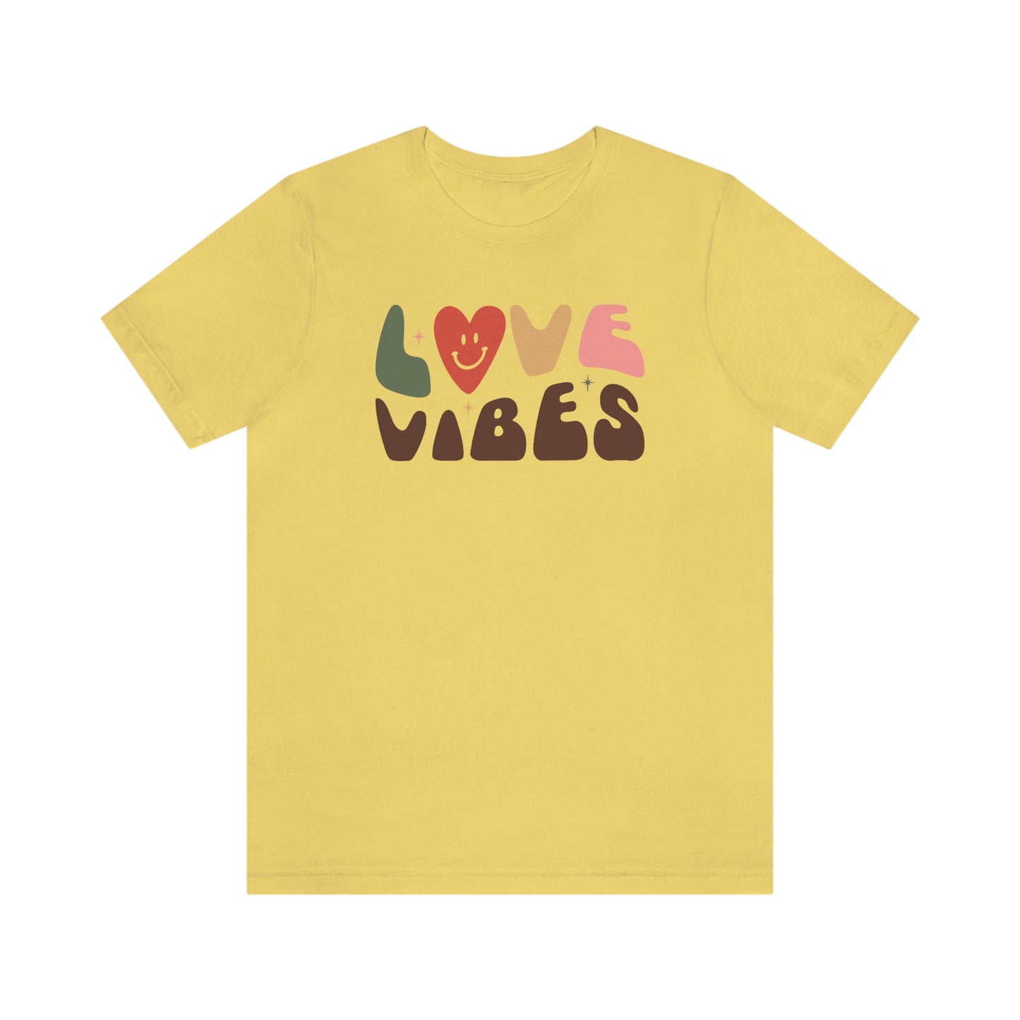 "Love Vibes" Unisex Jersey Short Sleeve Tee