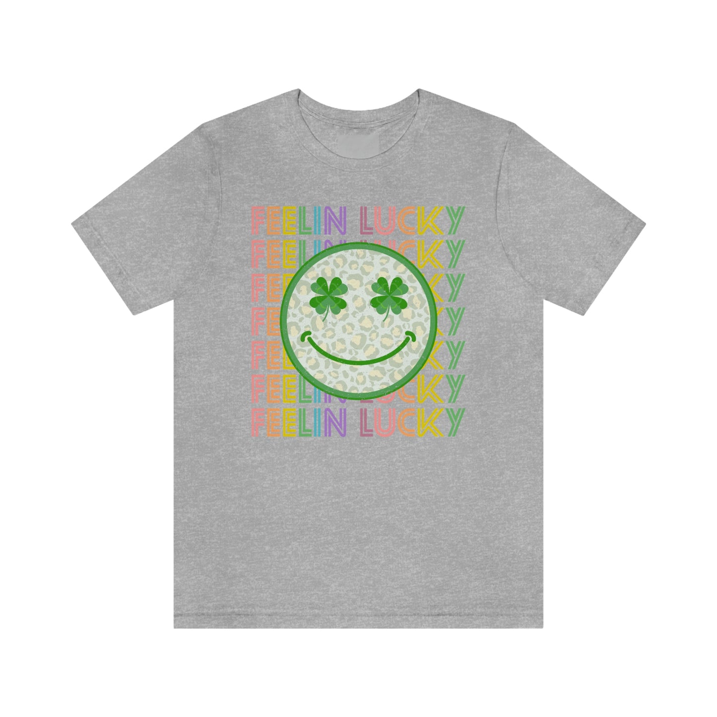St. Patrick's Day "Feelin Lucky" Unisex Jersey Short Sleeve Tee