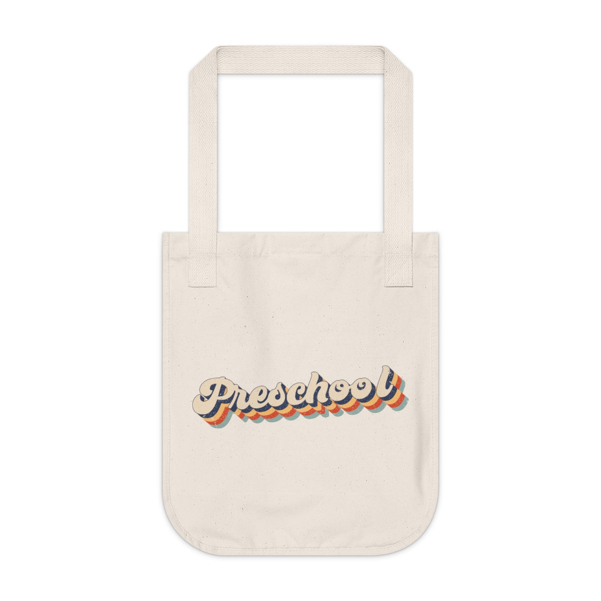 Preschool Organic Canvas Tote Bag