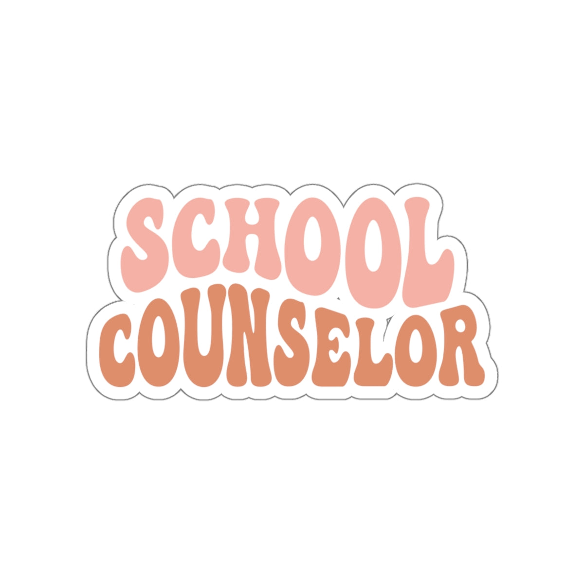 School Counselor Teacher Die-Cut Stickers