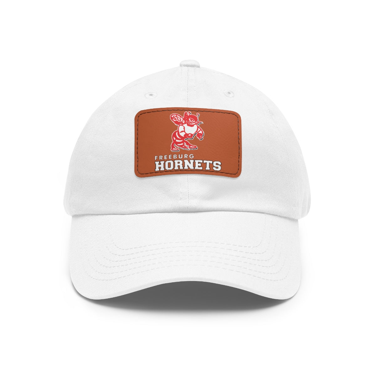 Freeburg Hornet Dad Hat with Leather Patch