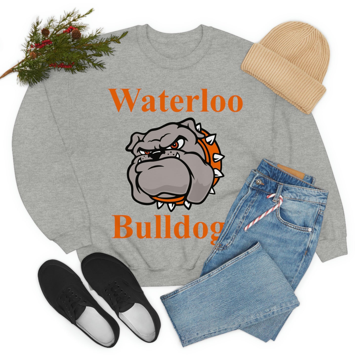 Waterloo Bulldogs Unisex Heavy Blend Crewneck Sweatshirt