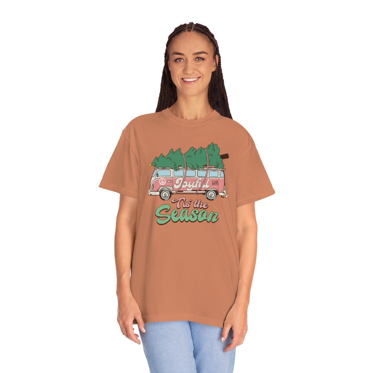 Tis the Season Retro Unisex Garment-Dyed Comfort Colors PREMIUM T-shirt