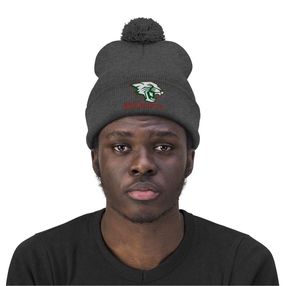 Salem Wildcats Pom Pom Beanie