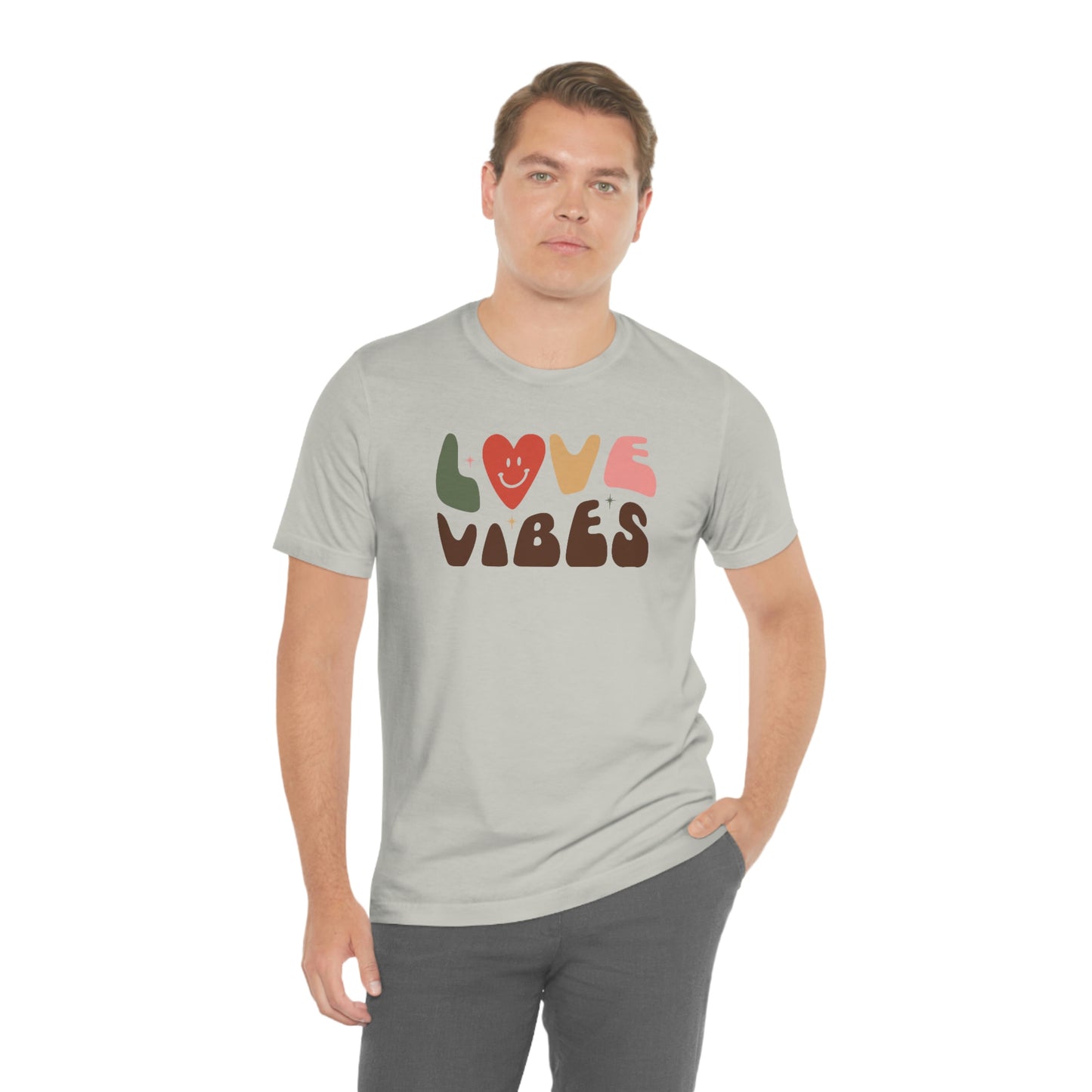 "Love Vibes" Unisex Jersey Short Sleeve Tee