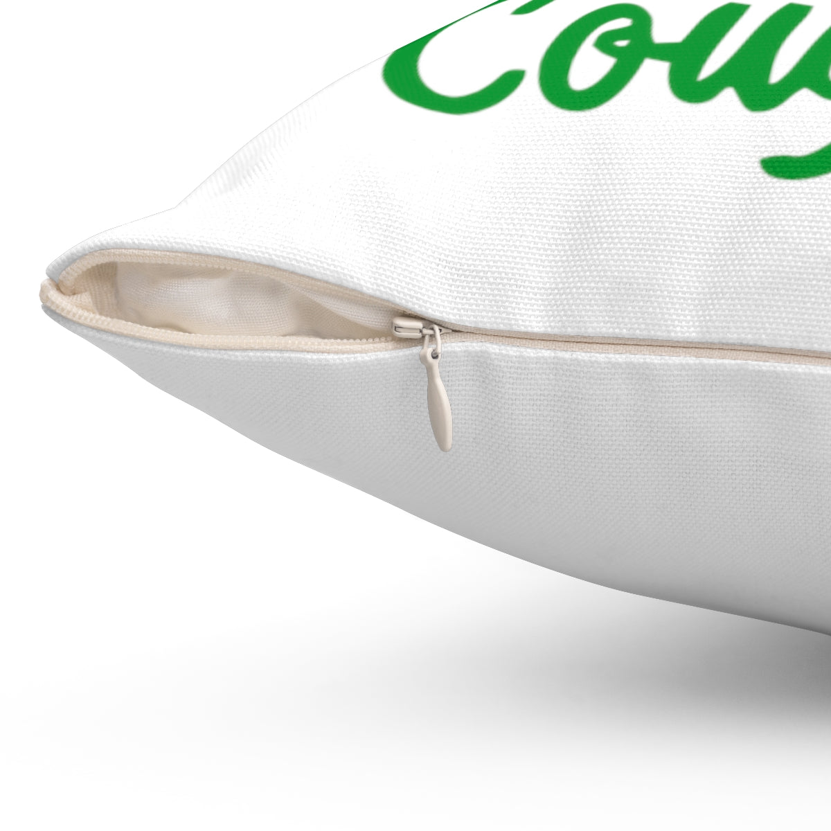 Smithton Cougars Spun Polyester Square Pillow