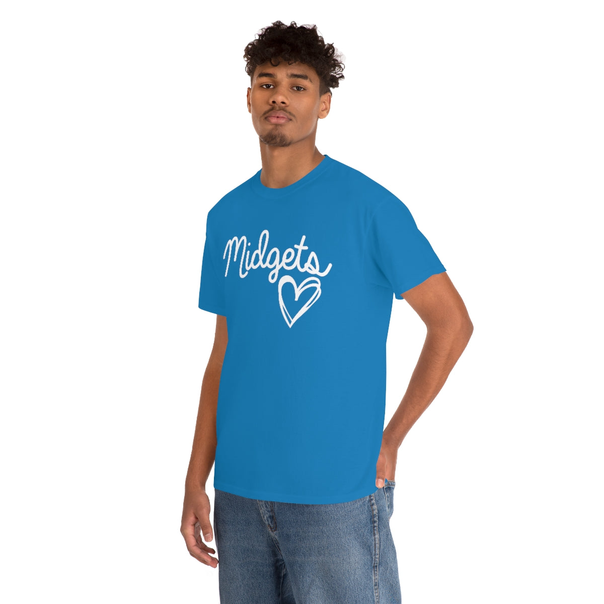 Midget Heart Unisex Heavy Cotton Tee