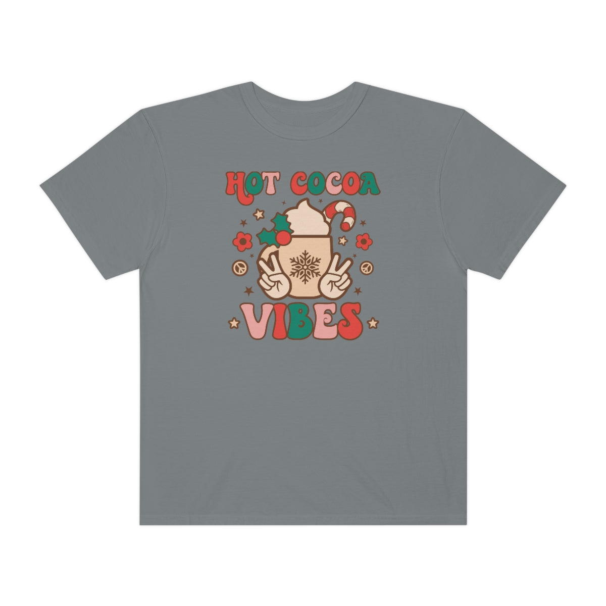 Hot Cocoa Vibes Unisex Garment-Dyed Comfort Colors PREMIUM T-shirt