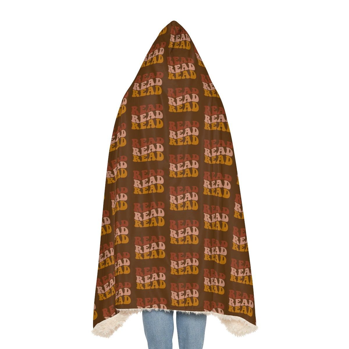 Brown "Read Read Read" Snuggle Blanket