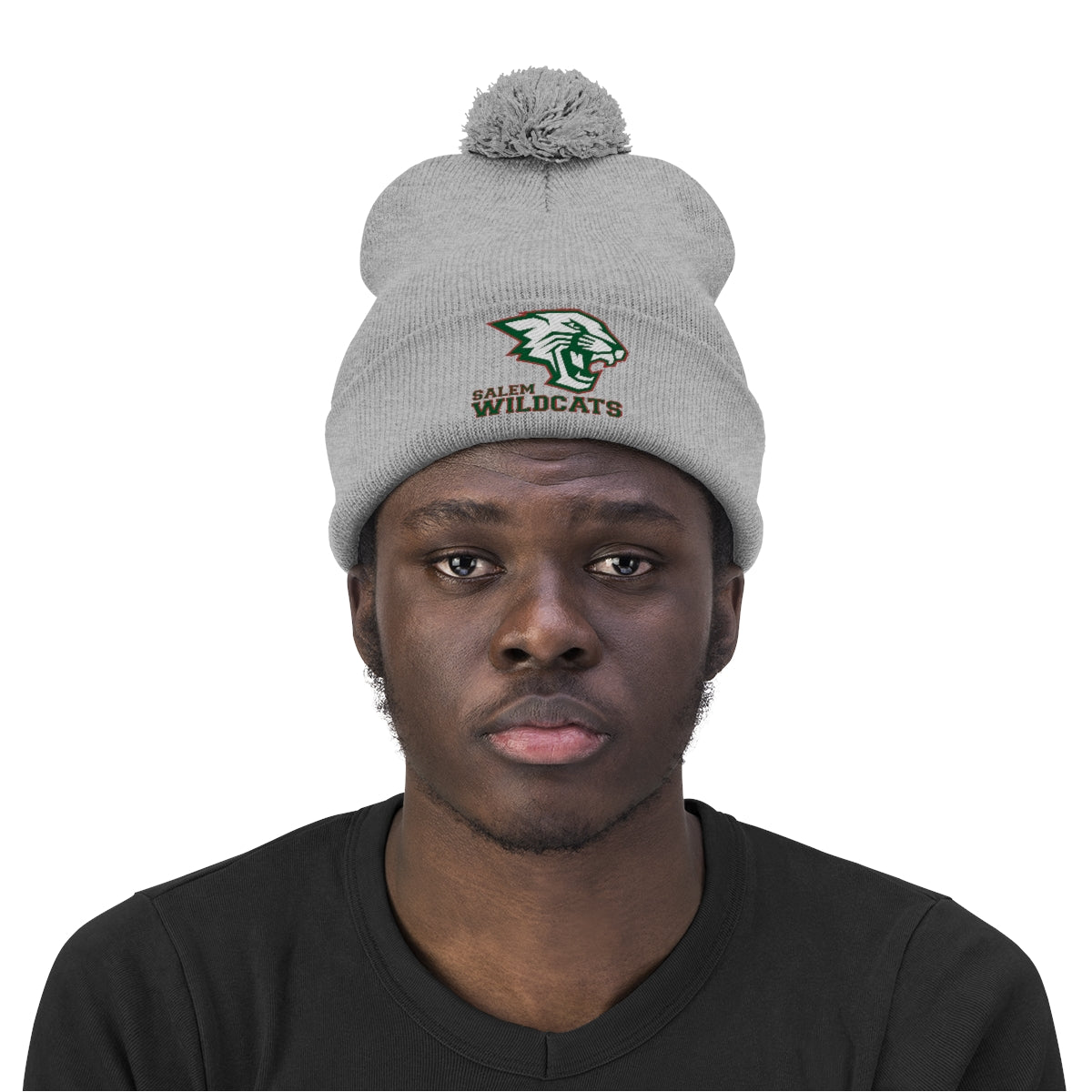 Salem Wildcats Pom Pom Beanie