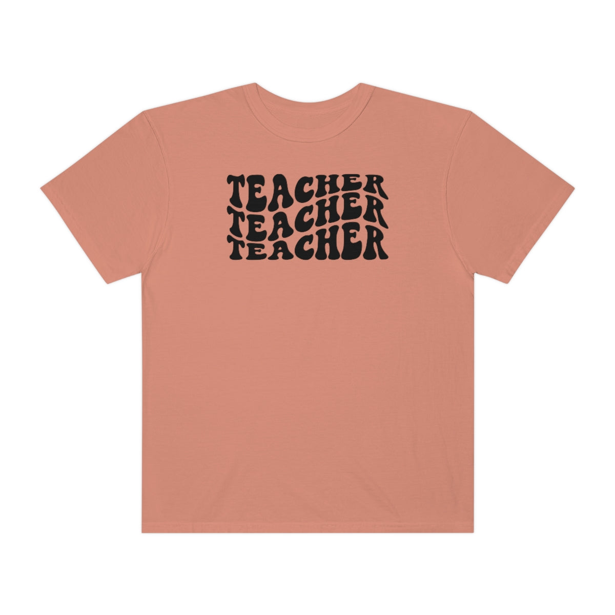 Teacher Black Print Unisex Garment-Dyed PREMIUM T-shirt