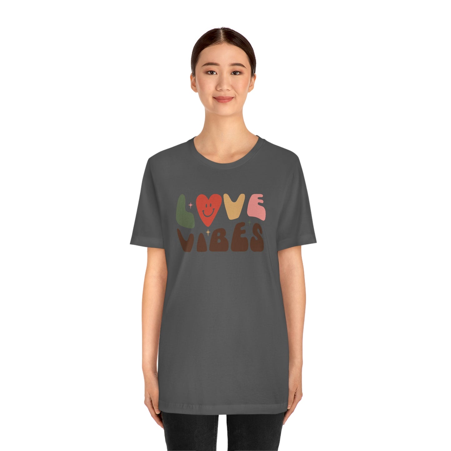 "Love Vibes" Unisex Jersey Short Sleeve Tee