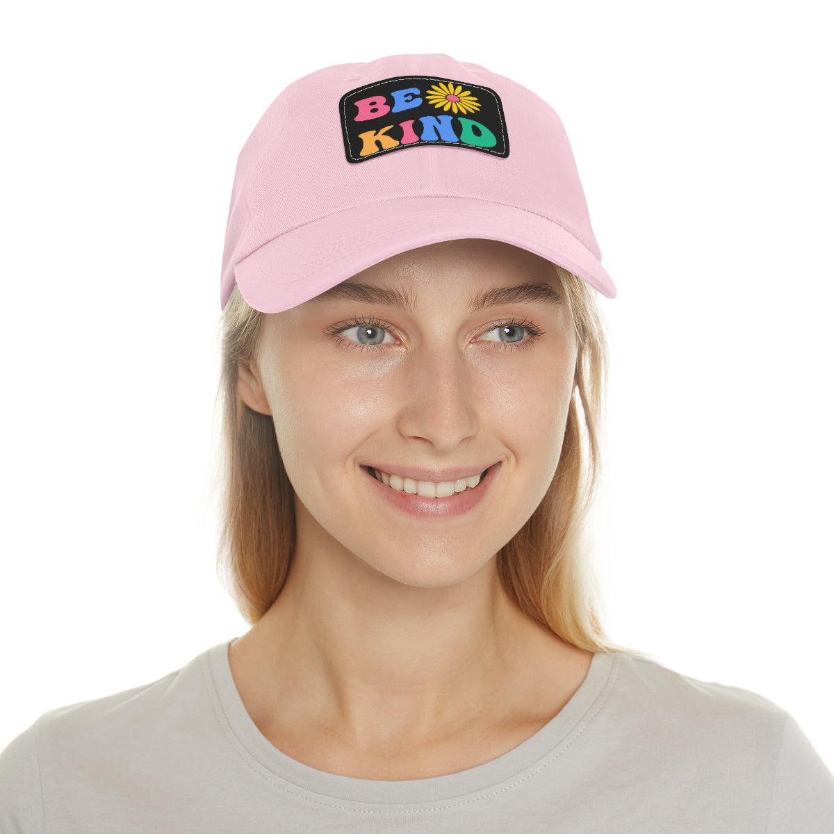 Be Kind Dad Hat with Leather Patch