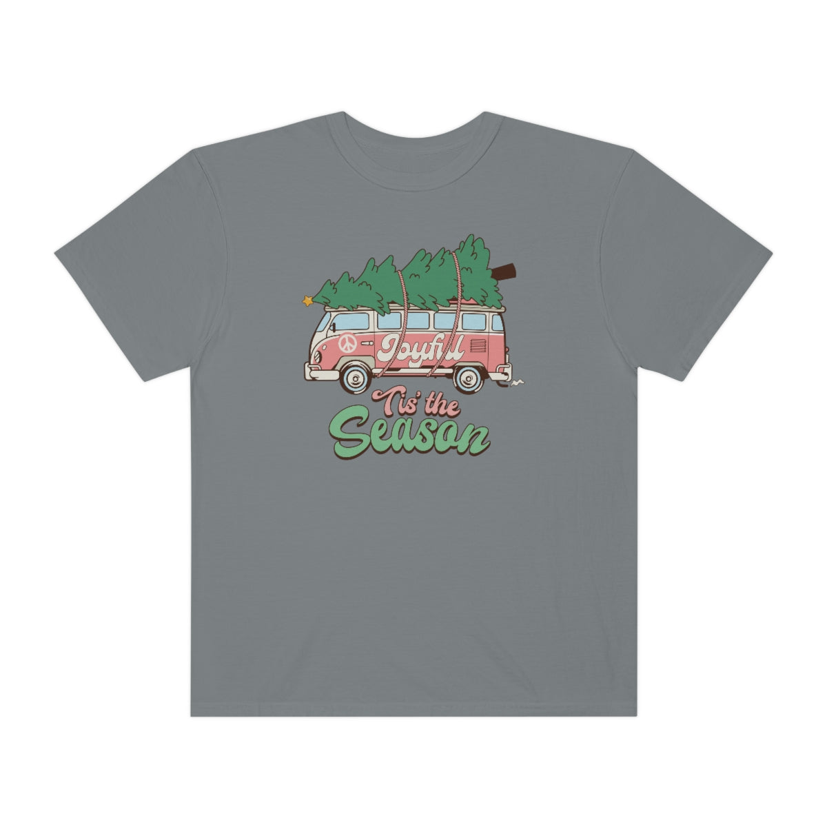 Tis the Season Retro Unisex Garment-Dyed Comfort Colors PREMIUM T-shirt