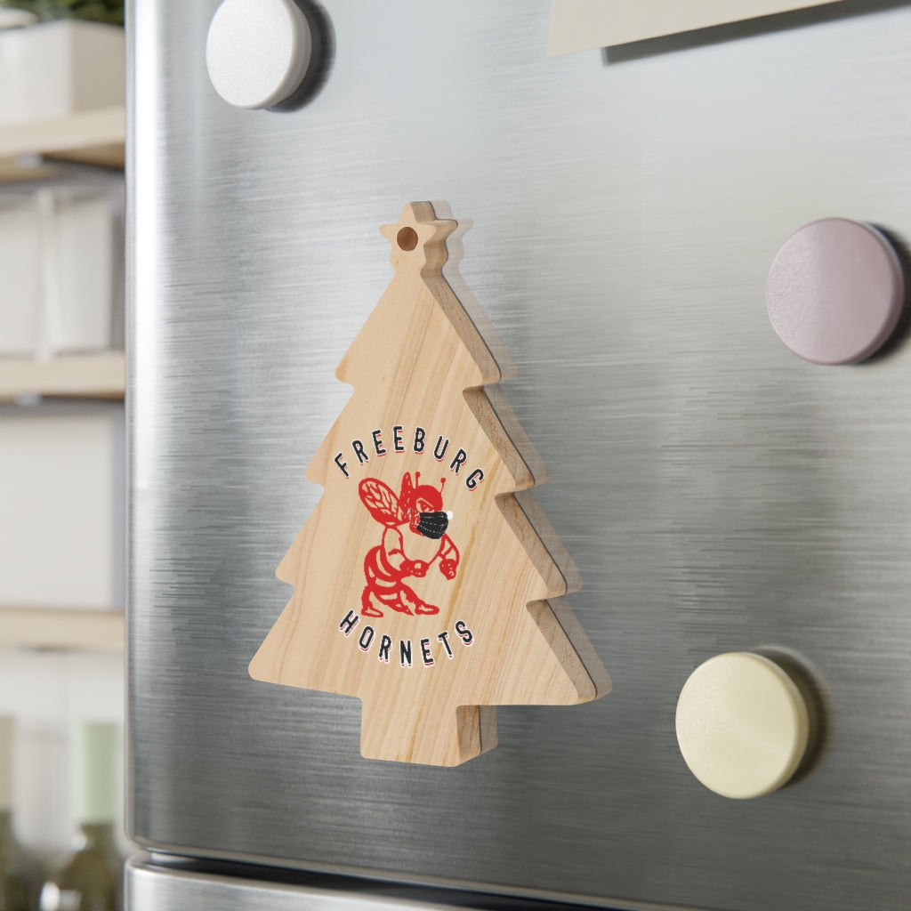Freeburg Hornets Quarantine Wooden Ornaments