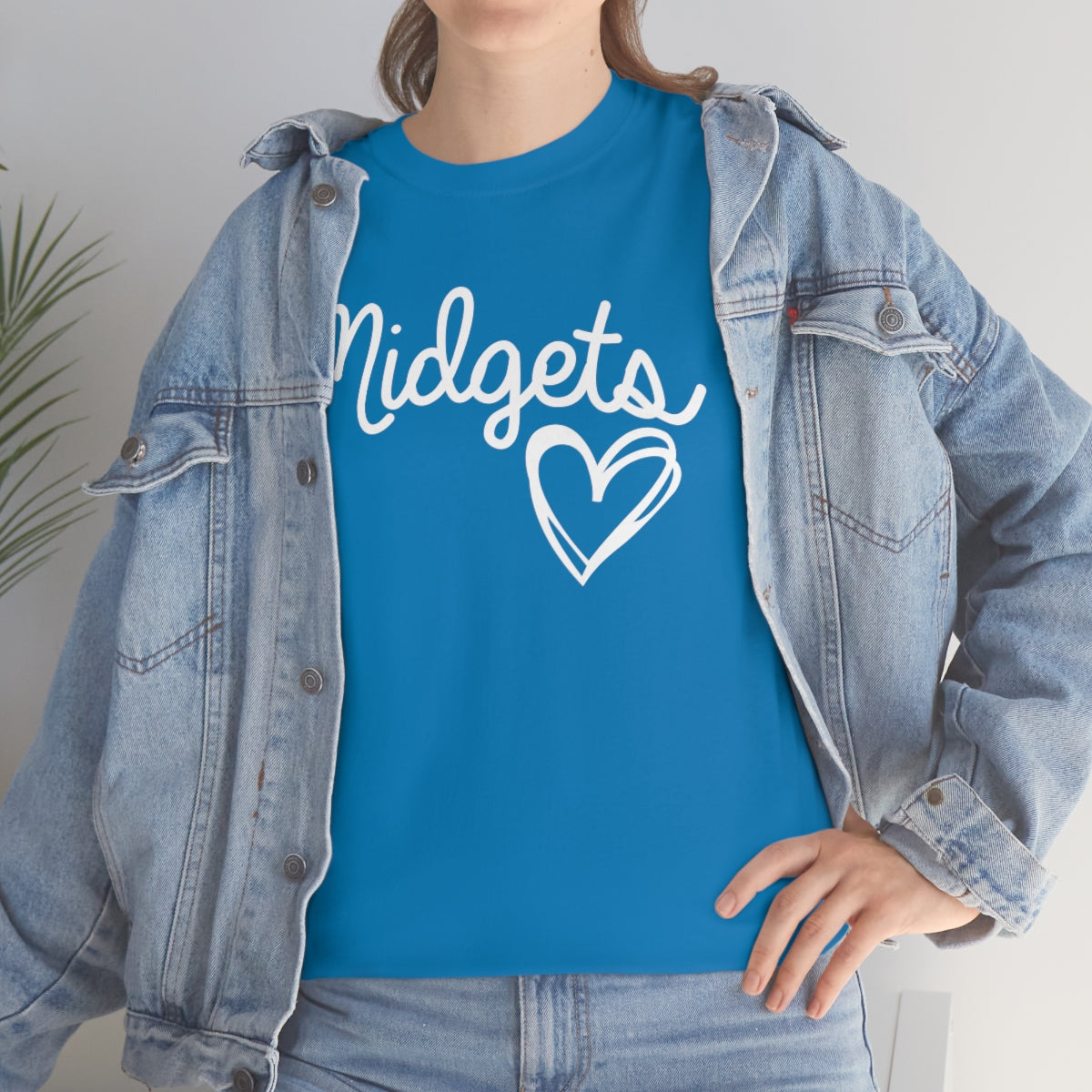 Midget Heart Unisex Heavy Cotton Tee