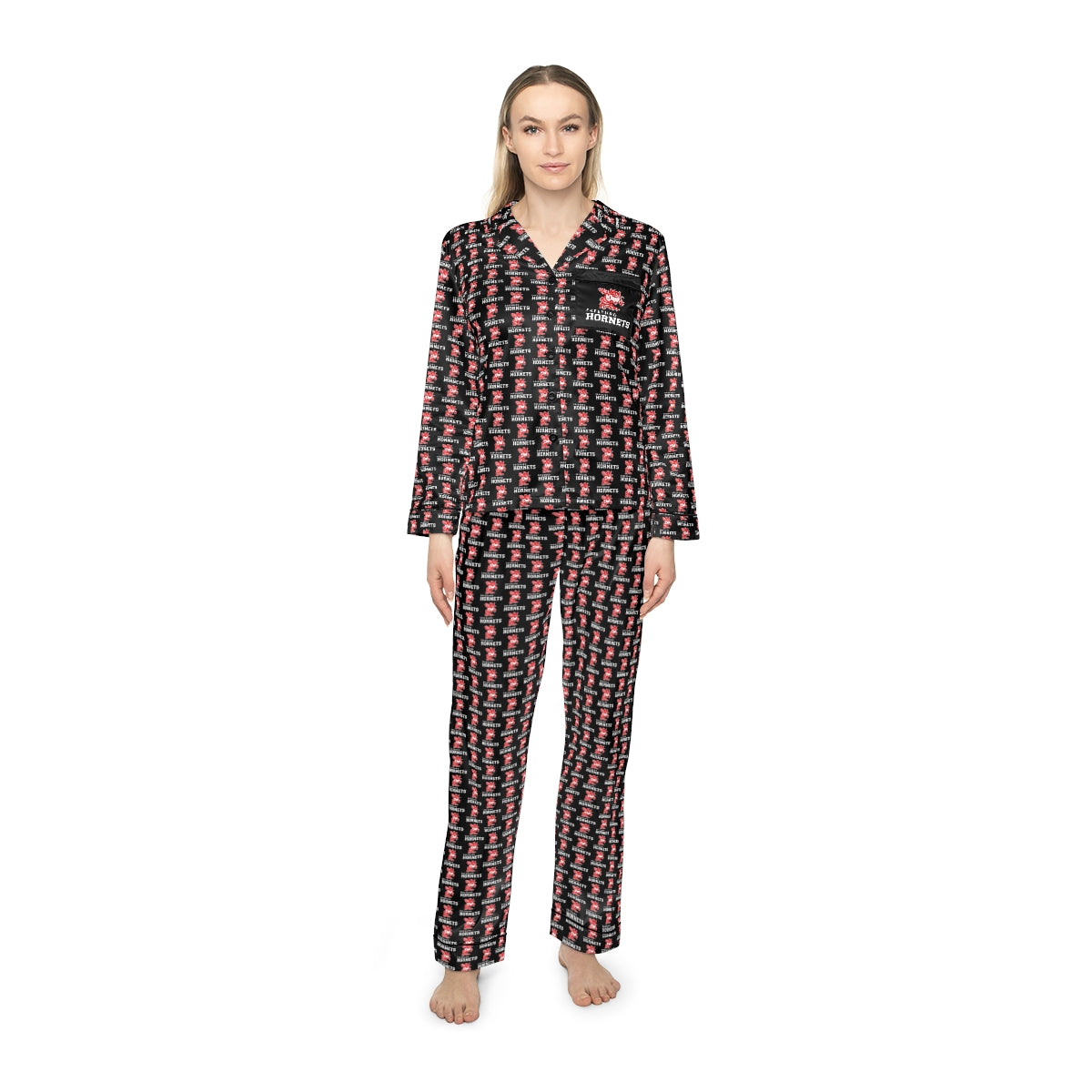 Freeburg Hornets Women's Satin Pajamas (AOP)