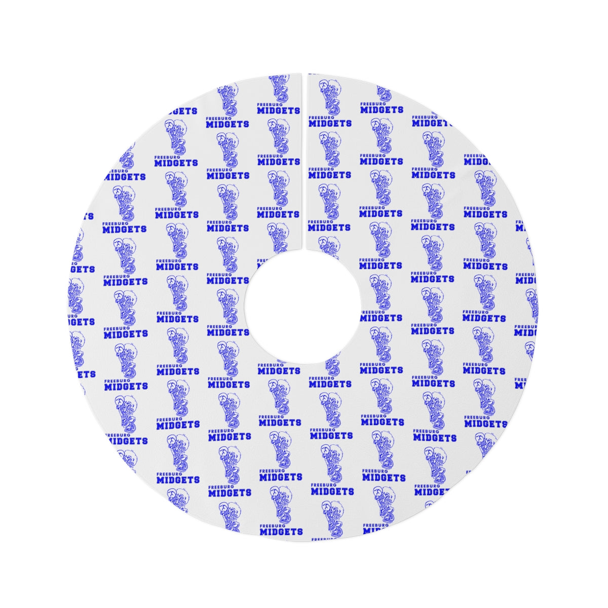 Freeburg Midget White Round Tree Skirt