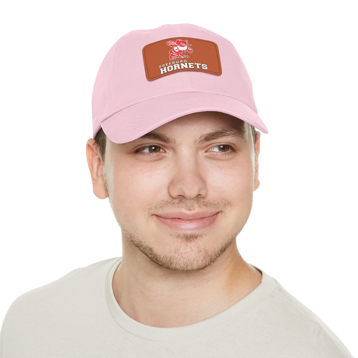Freeburg Hornet Dad Hat with Leather Patch