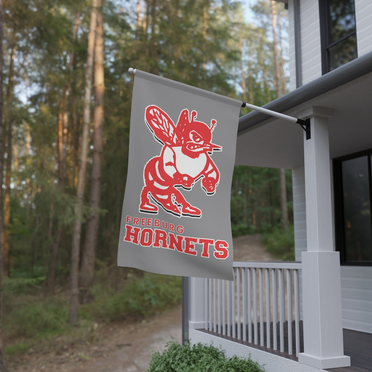 Gray Freeburg Hornets Banner