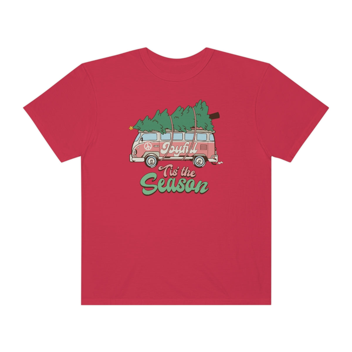 Tis the Season Retro Unisex Garment-Dyed Comfort Colors PREMIUM T-shirt