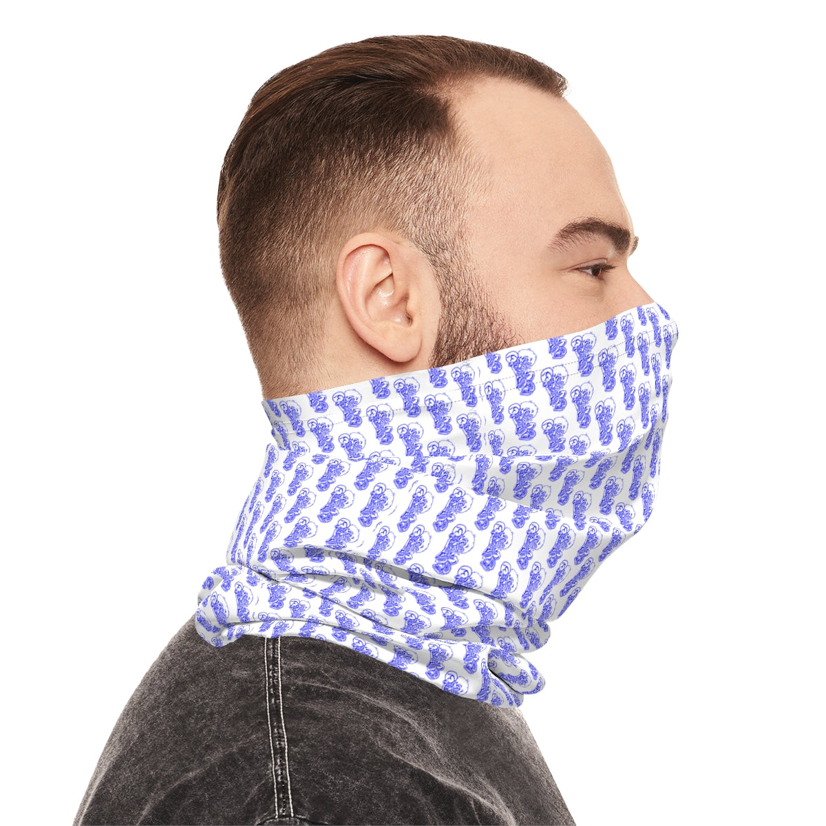 Midget Neck Gaiter - White