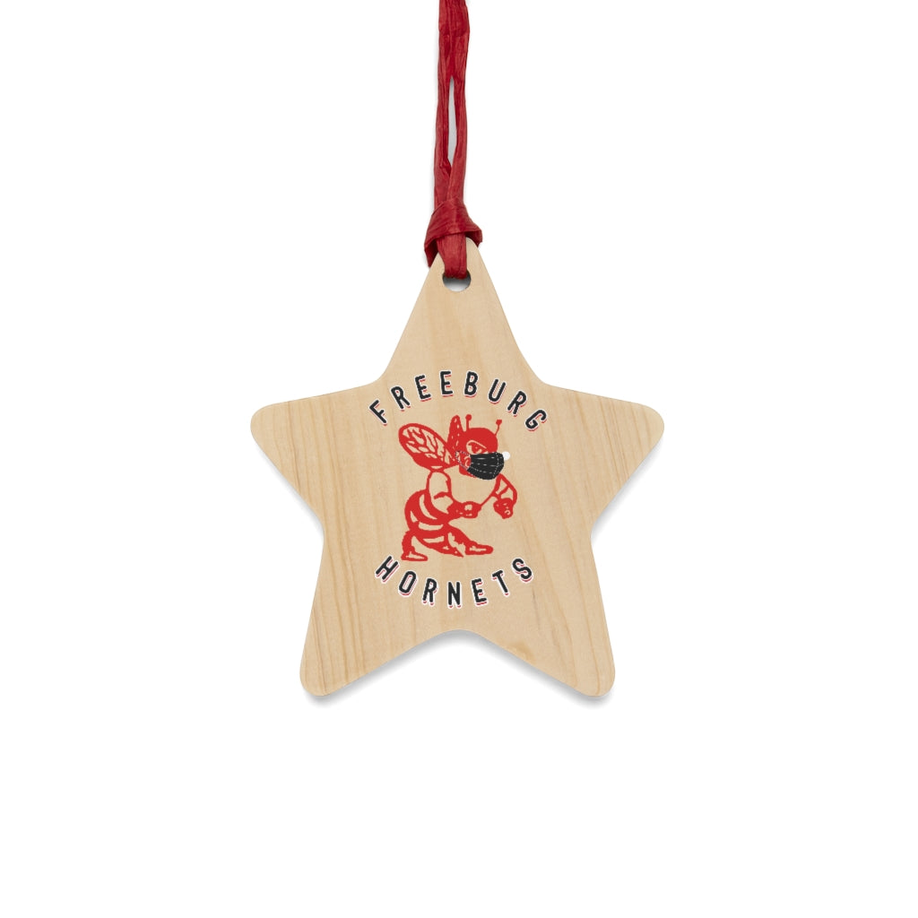 Freeburg Hornets Quarantine Wooden Ornaments