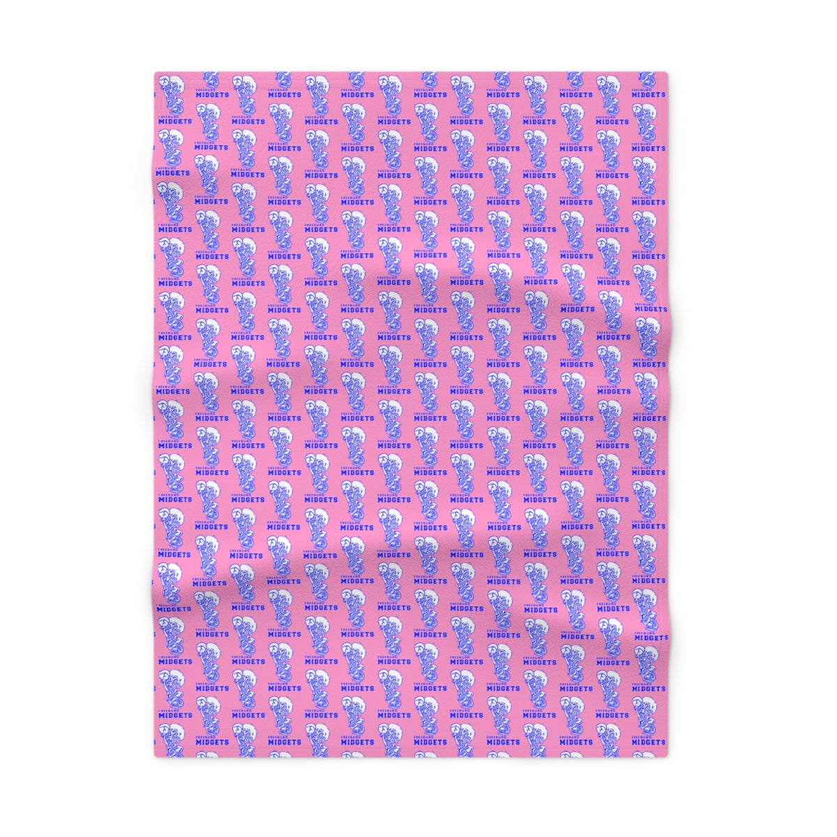 Pink Freeburg Midgets Soft Fleece Baby Blanket