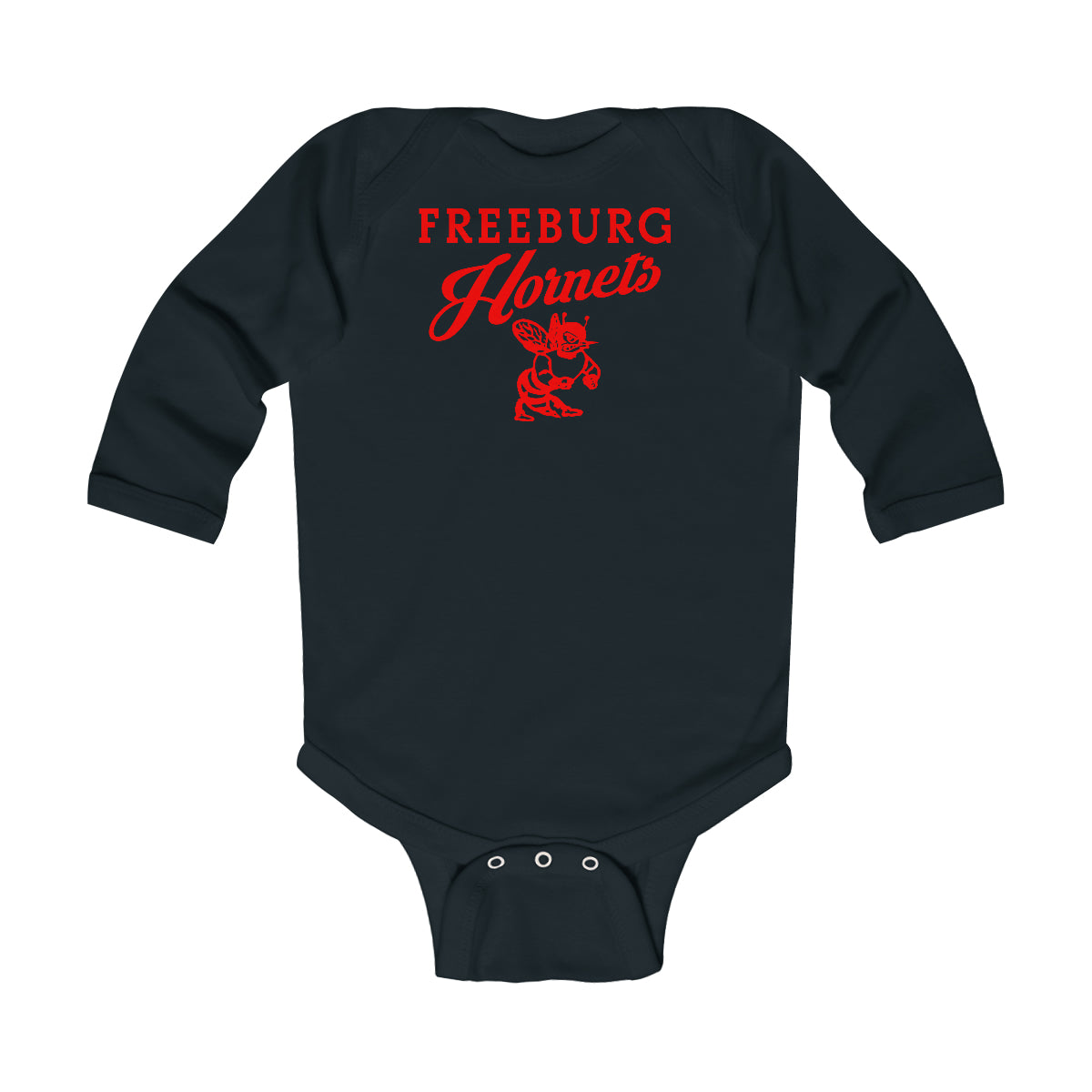 Freeburg Hornets Infant Long Sleeve Bodysuit