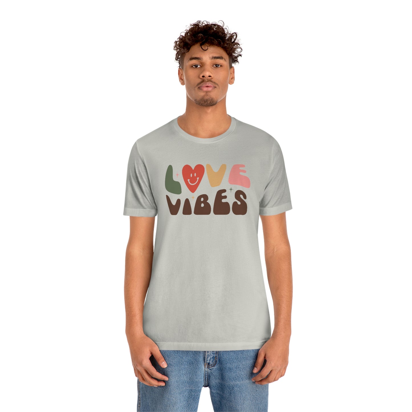 "Love Vibes" Unisex Jersey Short Sleeve Tee