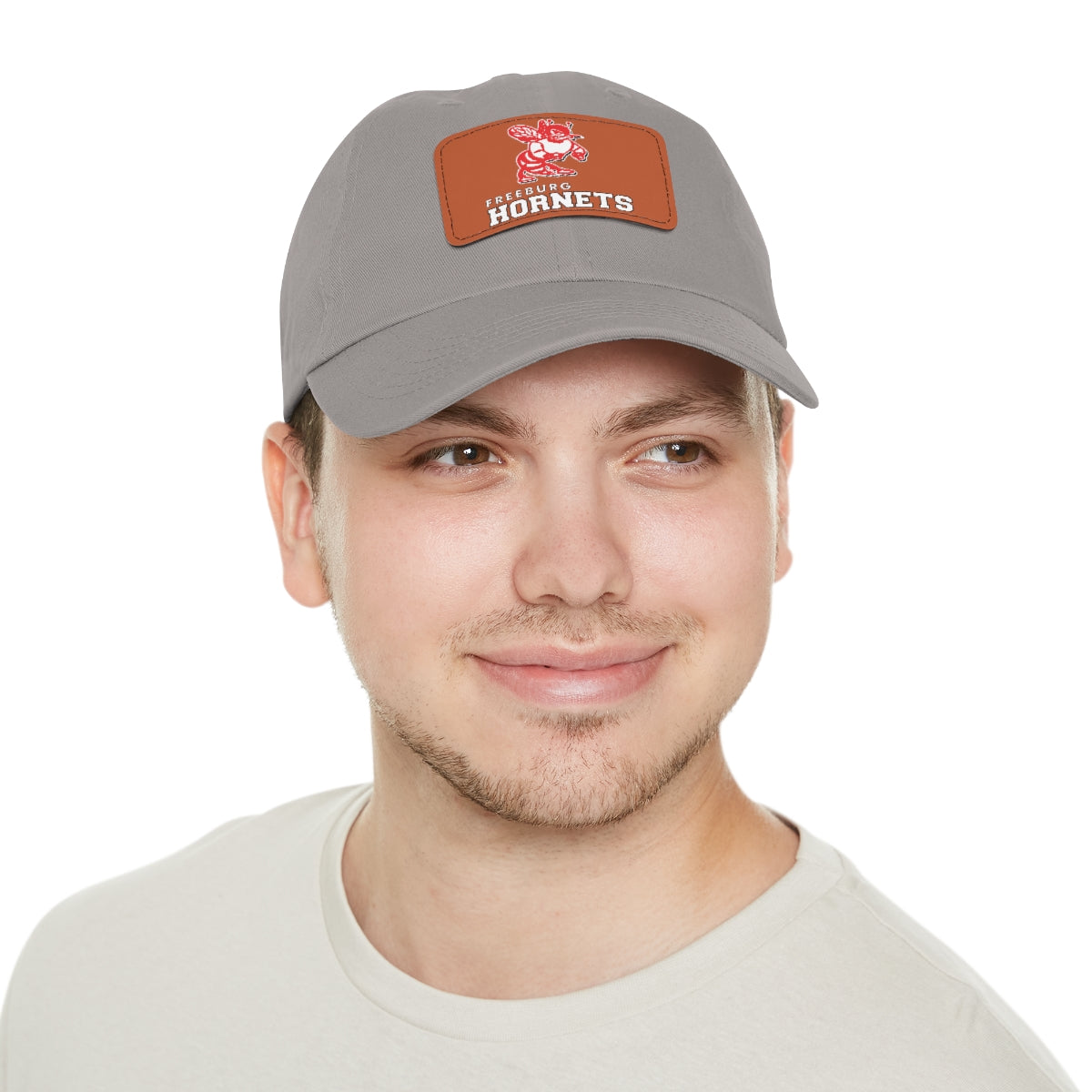 Freeburg Hornet Dad Hat with Leather Patch