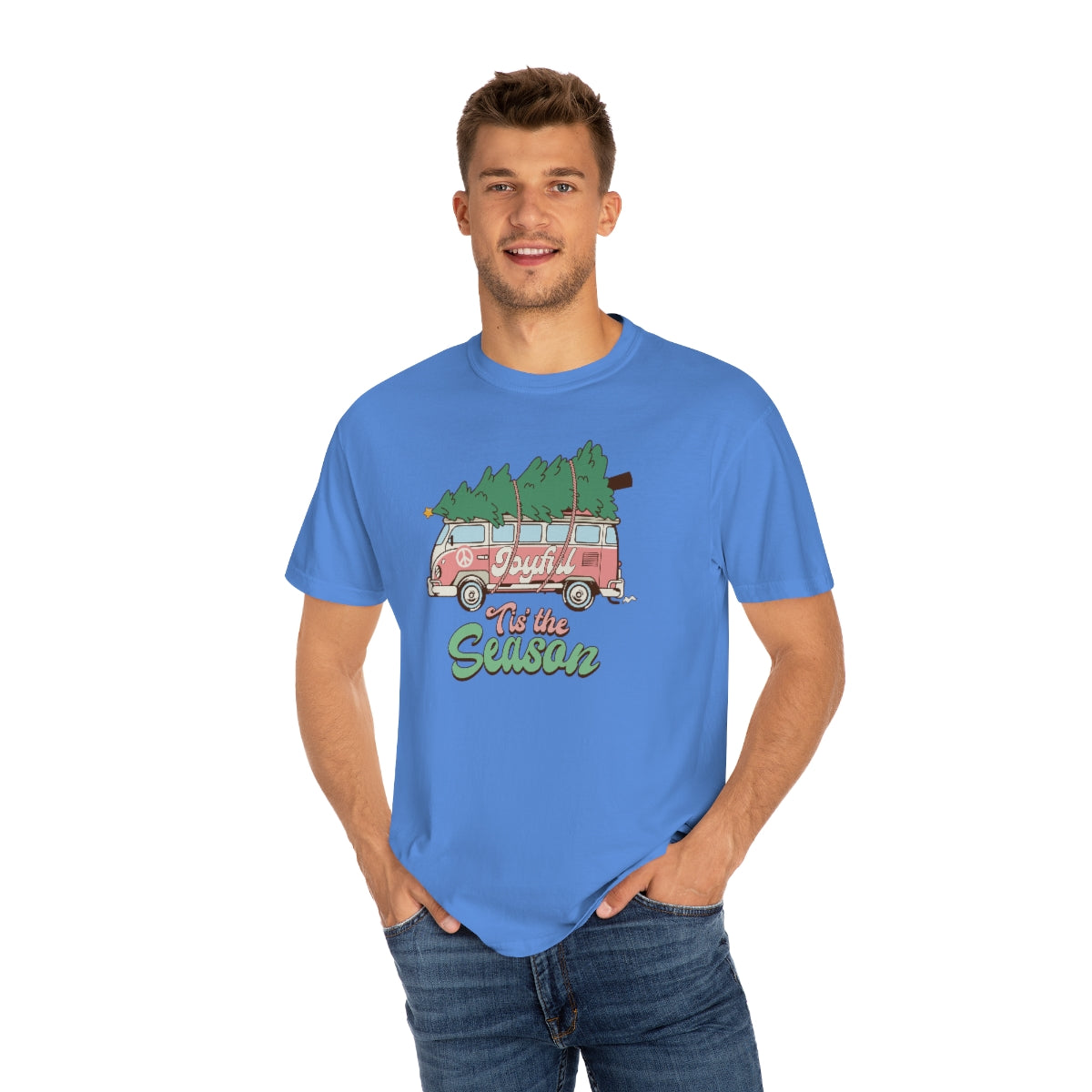 Tis the Season Retro Unisex Garment-Dyed Comfort Colors PREMIUM T-shirt