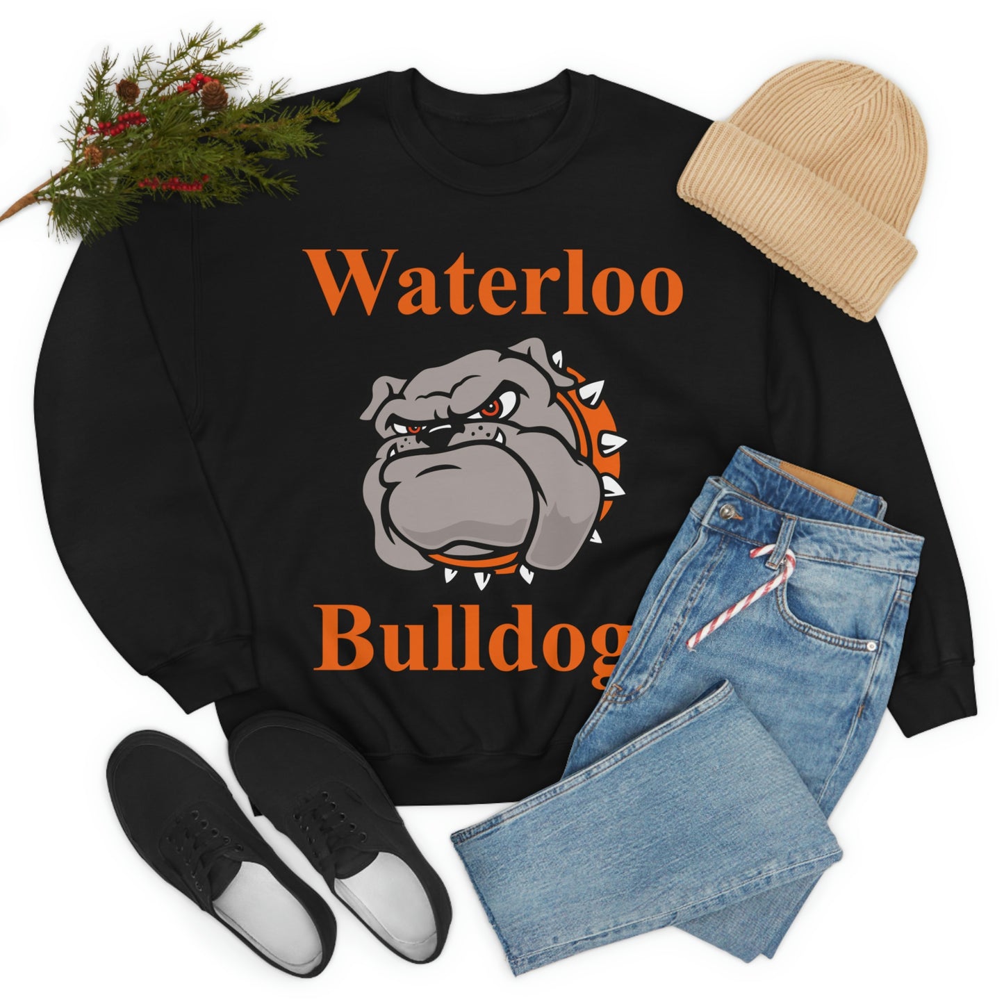 Waterloo Bulldogs Unisex Heavy Blend Crewneck Sweatshirt