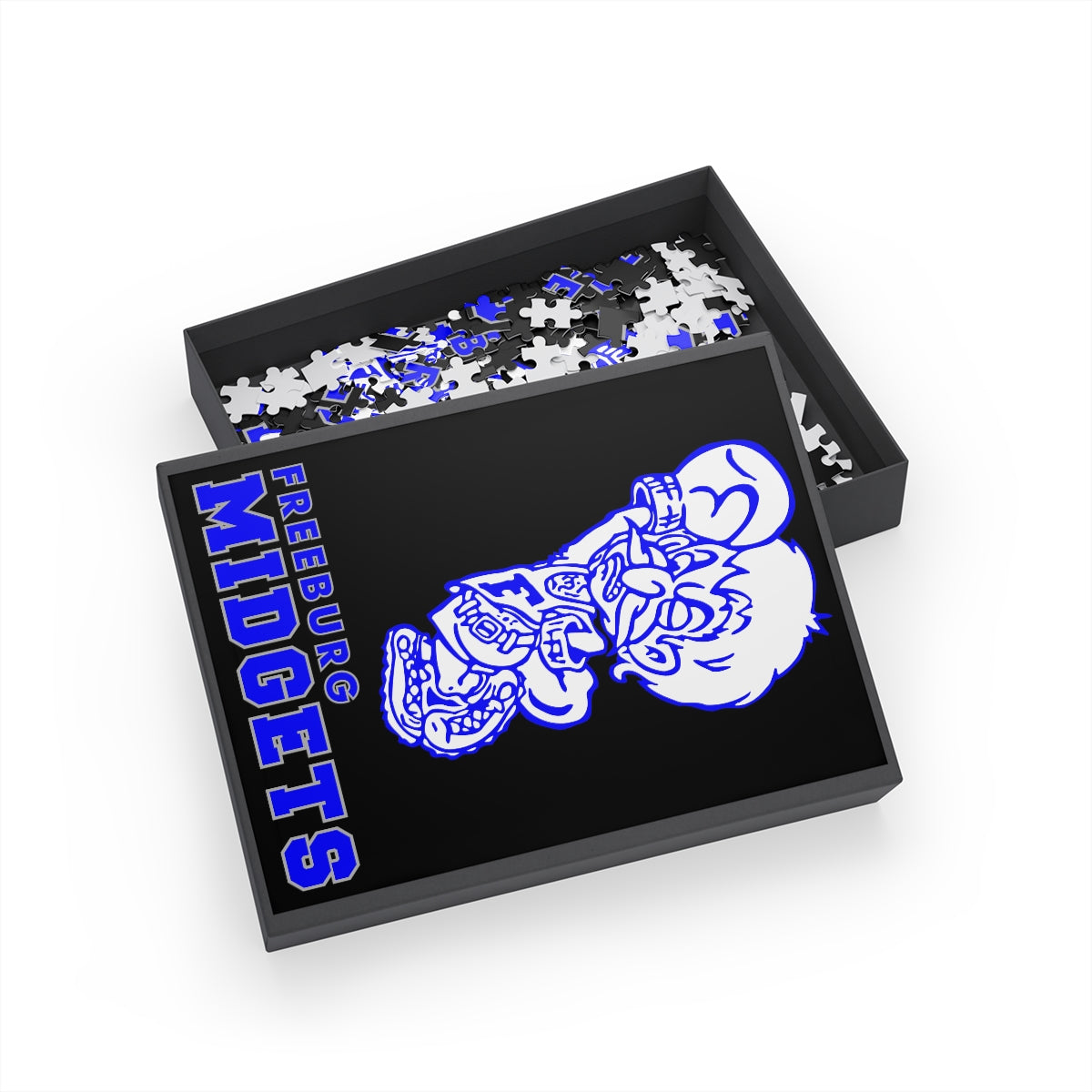 Freeburg Midget Puzzle - Black (96, 252, 500, 1000-Piece)