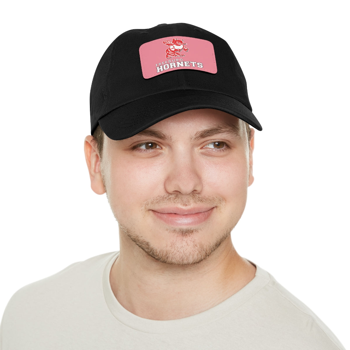 Freeburg Hornet Dad Hat with Leather Patch