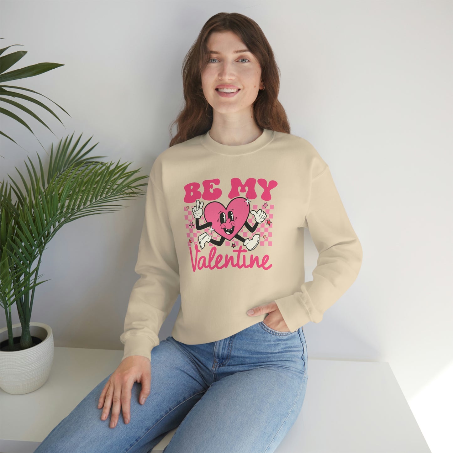 "Be My Valentine" Unisex Heavy Blend™ Crewneck Sweatshirt